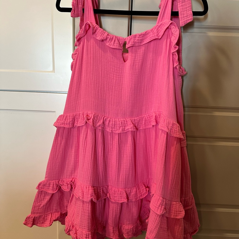 Pink Ruffled Dress - Picture 2 of 2